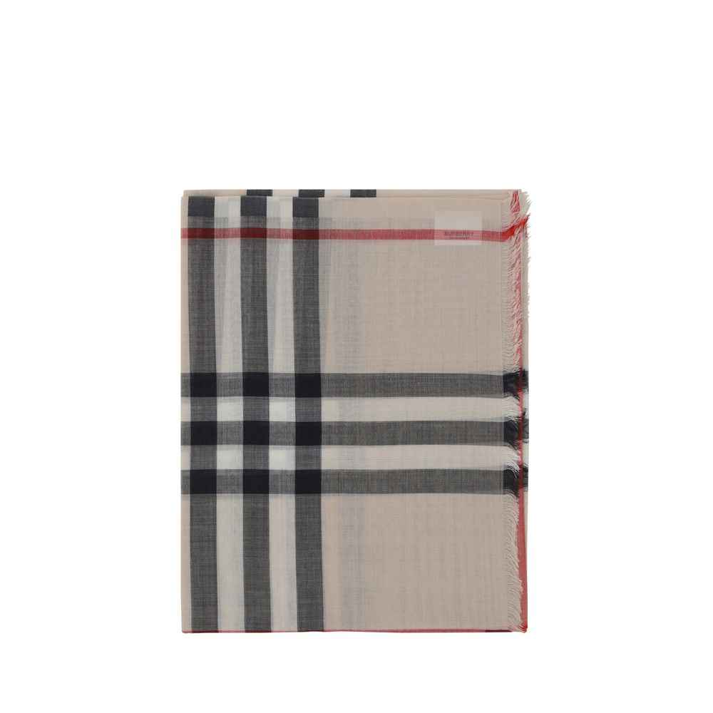 Burberry Beige Silk Foulard