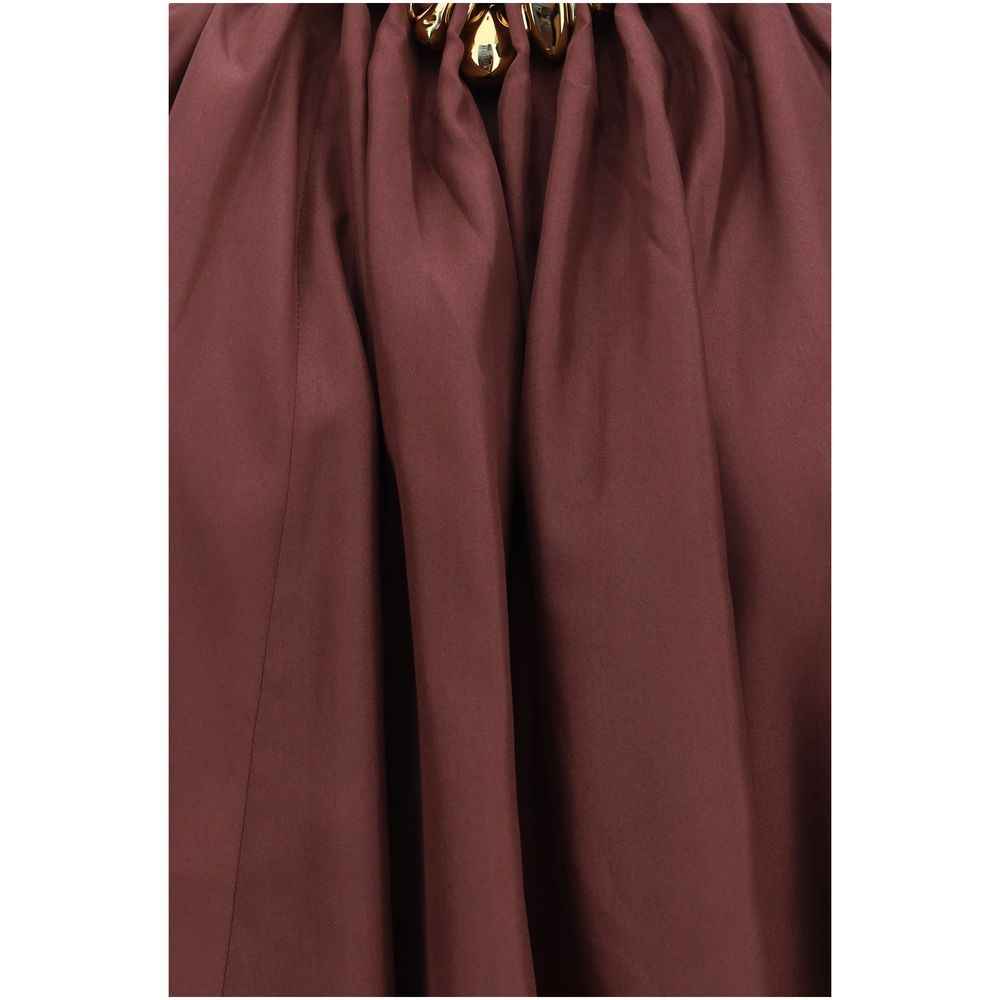 Zimmermann Bordeaux Silk Blouse