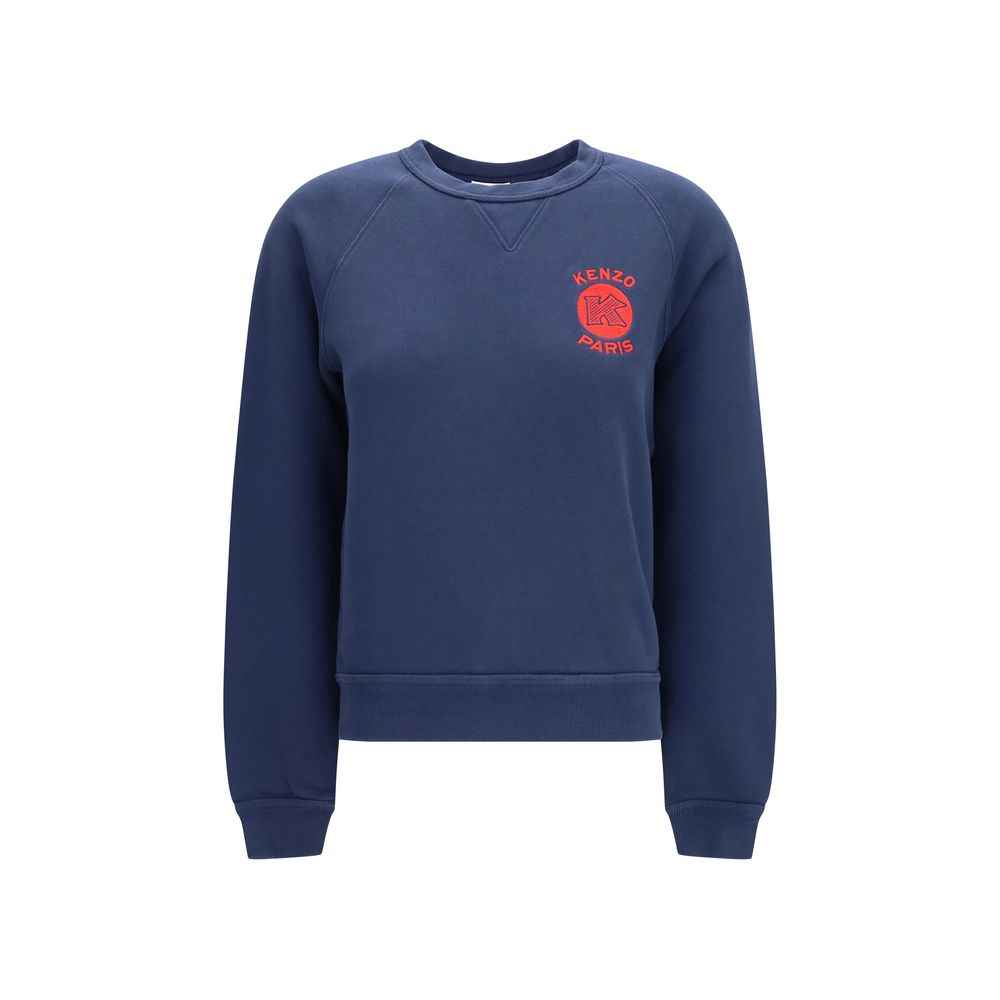 Kenzo Blue Cotton Sweatshirt