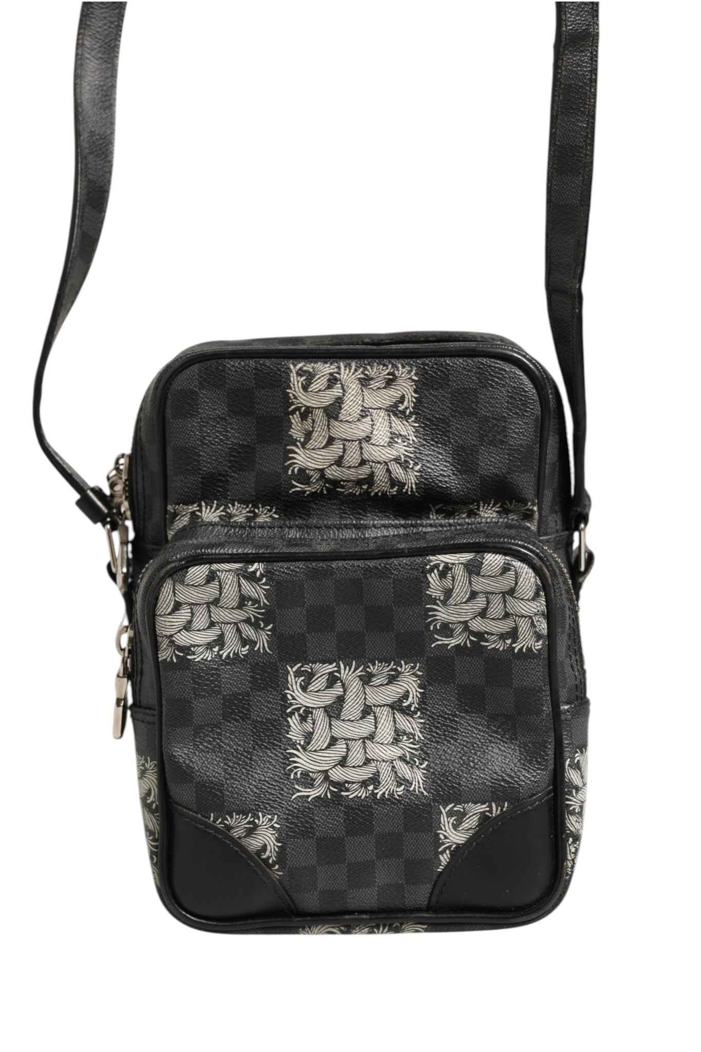 Louis Vuitton Black Damier Graphite Canvas Amazon Christopher Nemeth Shoulder Bag