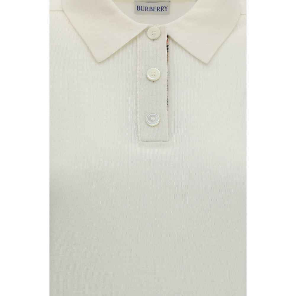 Burberry Beige Wool Oves Aries Polo Shirt