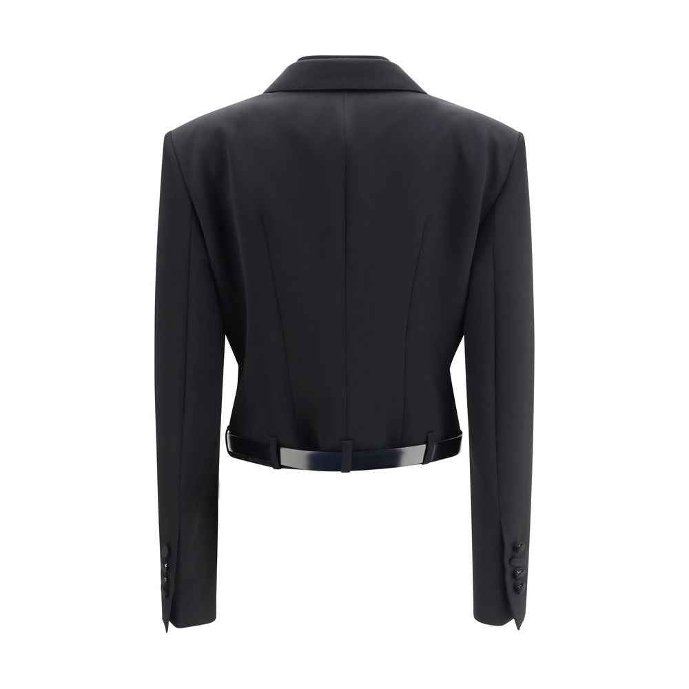 Dolce & Gabbana Black Wool Oves Aries Jacket