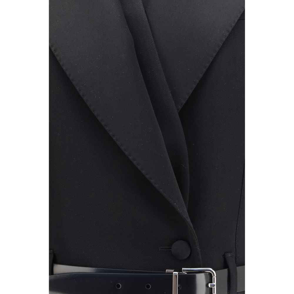 Dolce & Gabbana Black Wool Oves Aries Jacket