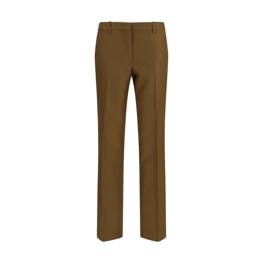 Burberry Brown Wool Oves Aries Dress Pants