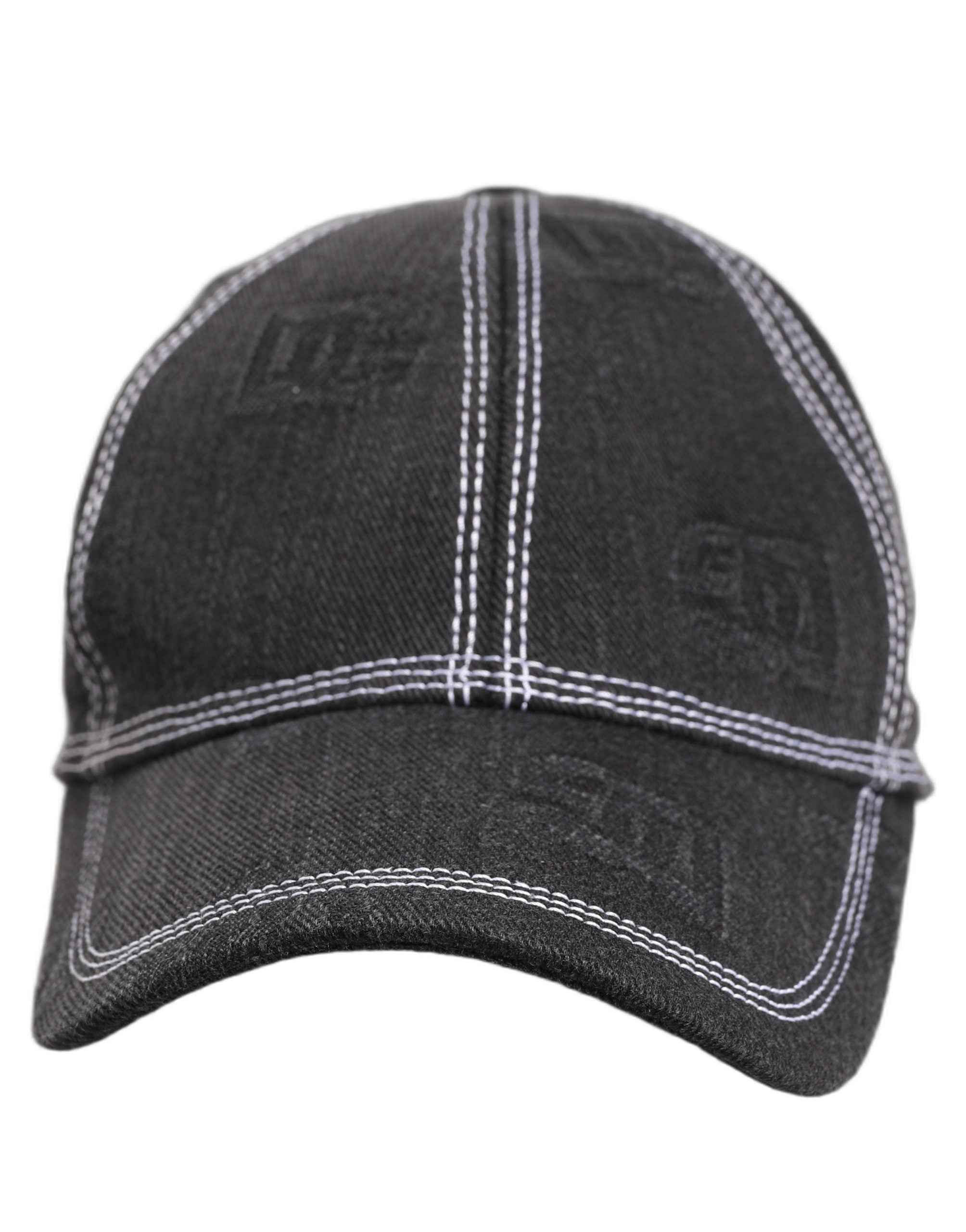 Dolce & Gabbana Men Black Cotton 6 Panel Baseball Capello Hat