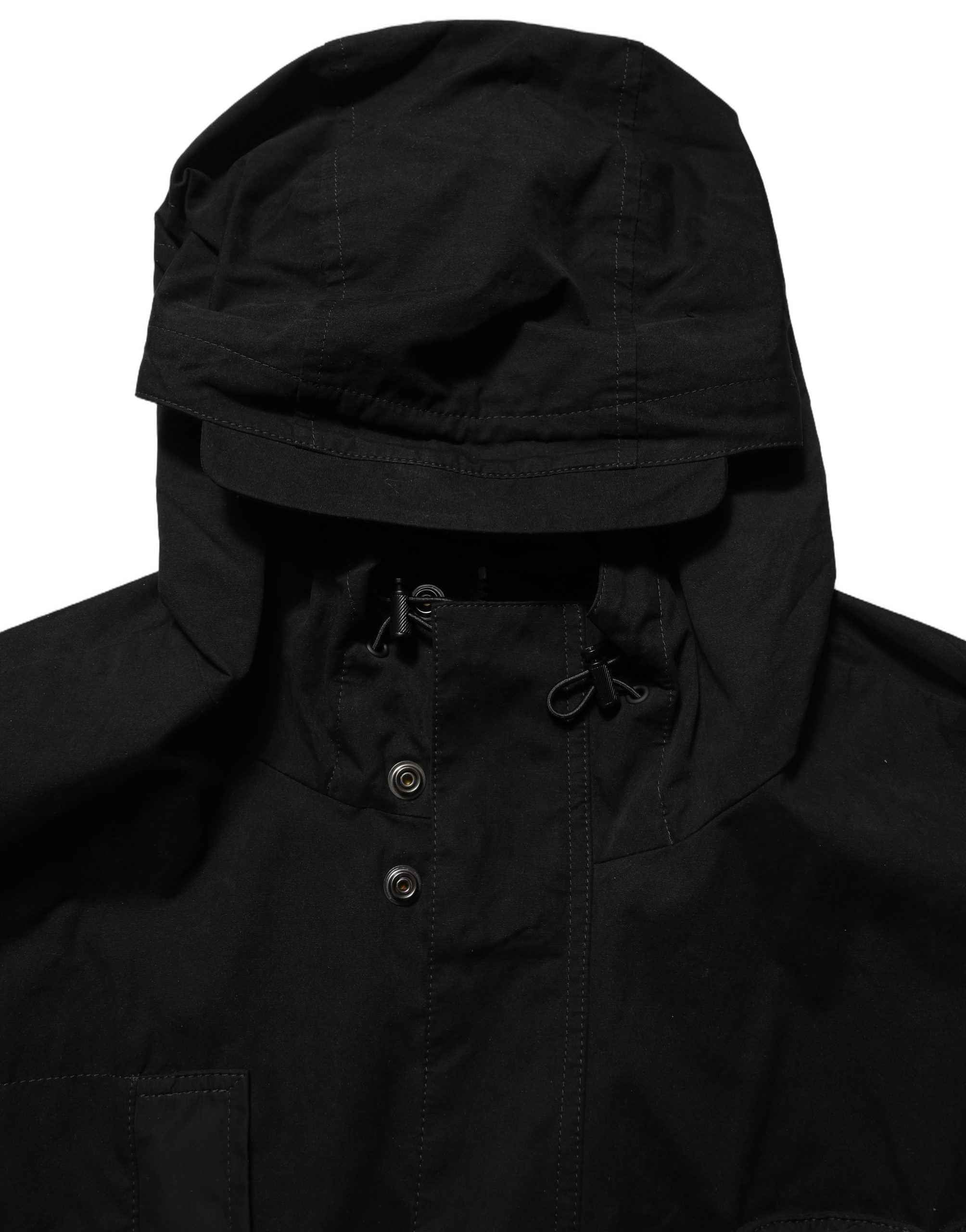 Dolce & Gabbana Black Nylon Men Hooded Windbreaker Jacket