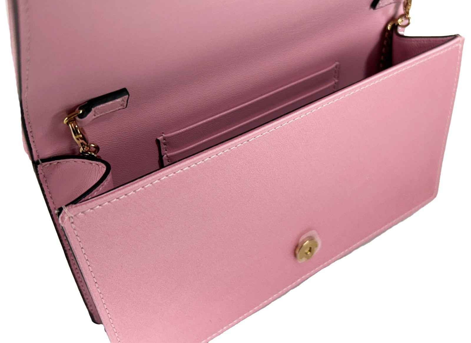 Versace Medusa Crystal Satin Mini Chain Crossbody Bag Purse