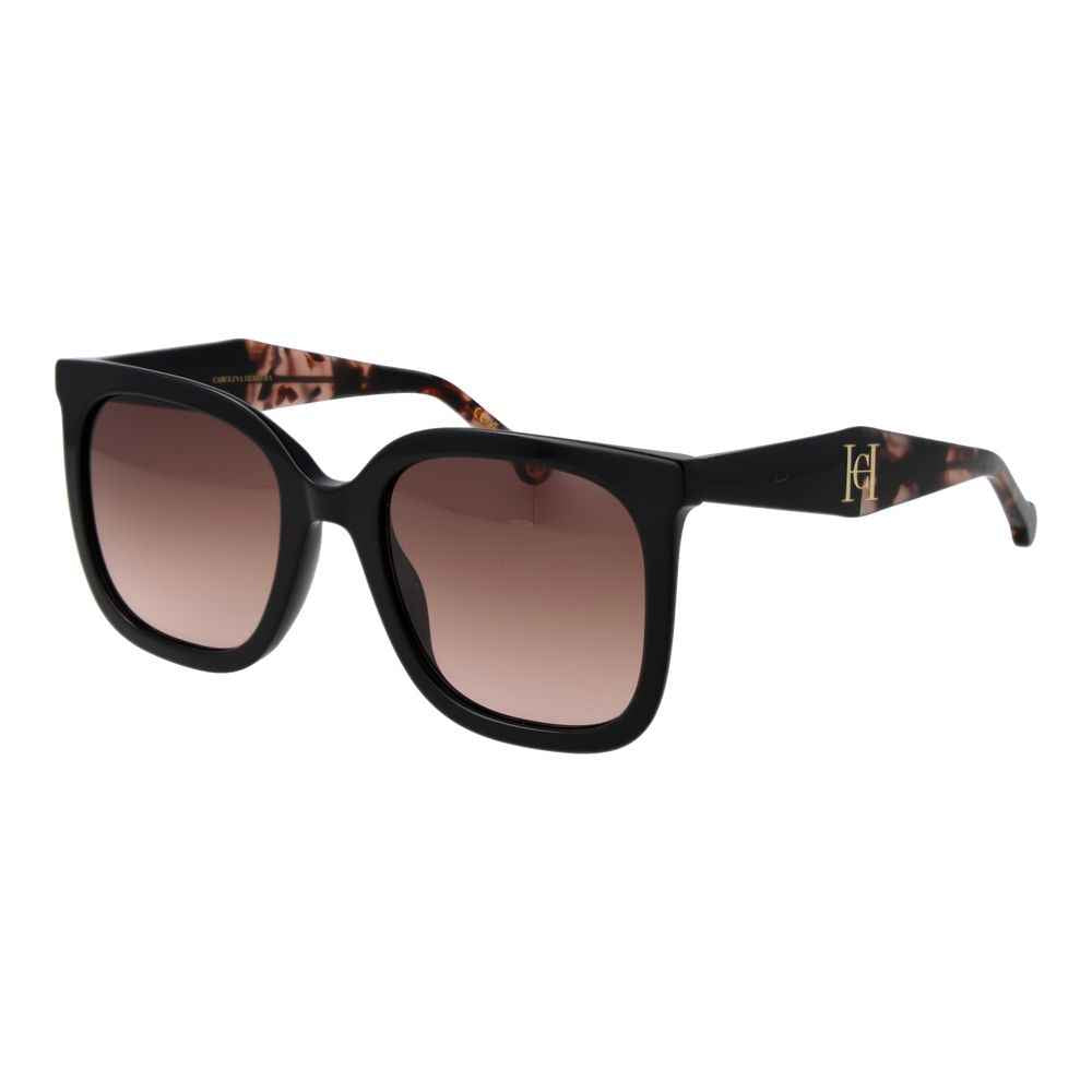 Carolina Herrera Black Acetate Sunglasses