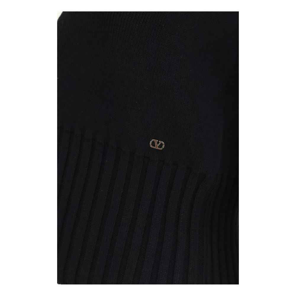 Valentino Black Cotton Cardigan
