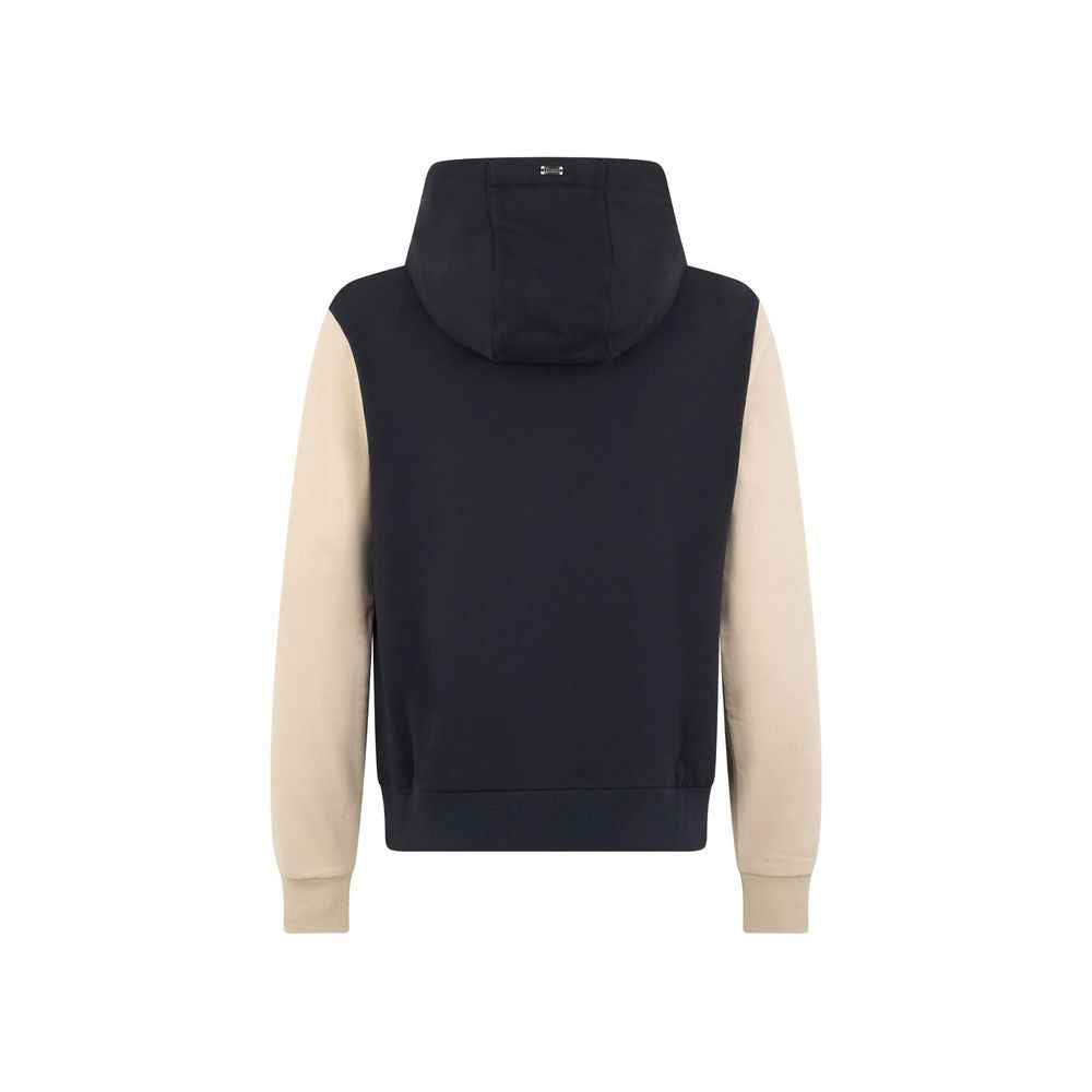 Herno Blue Cotton Sweatshirt