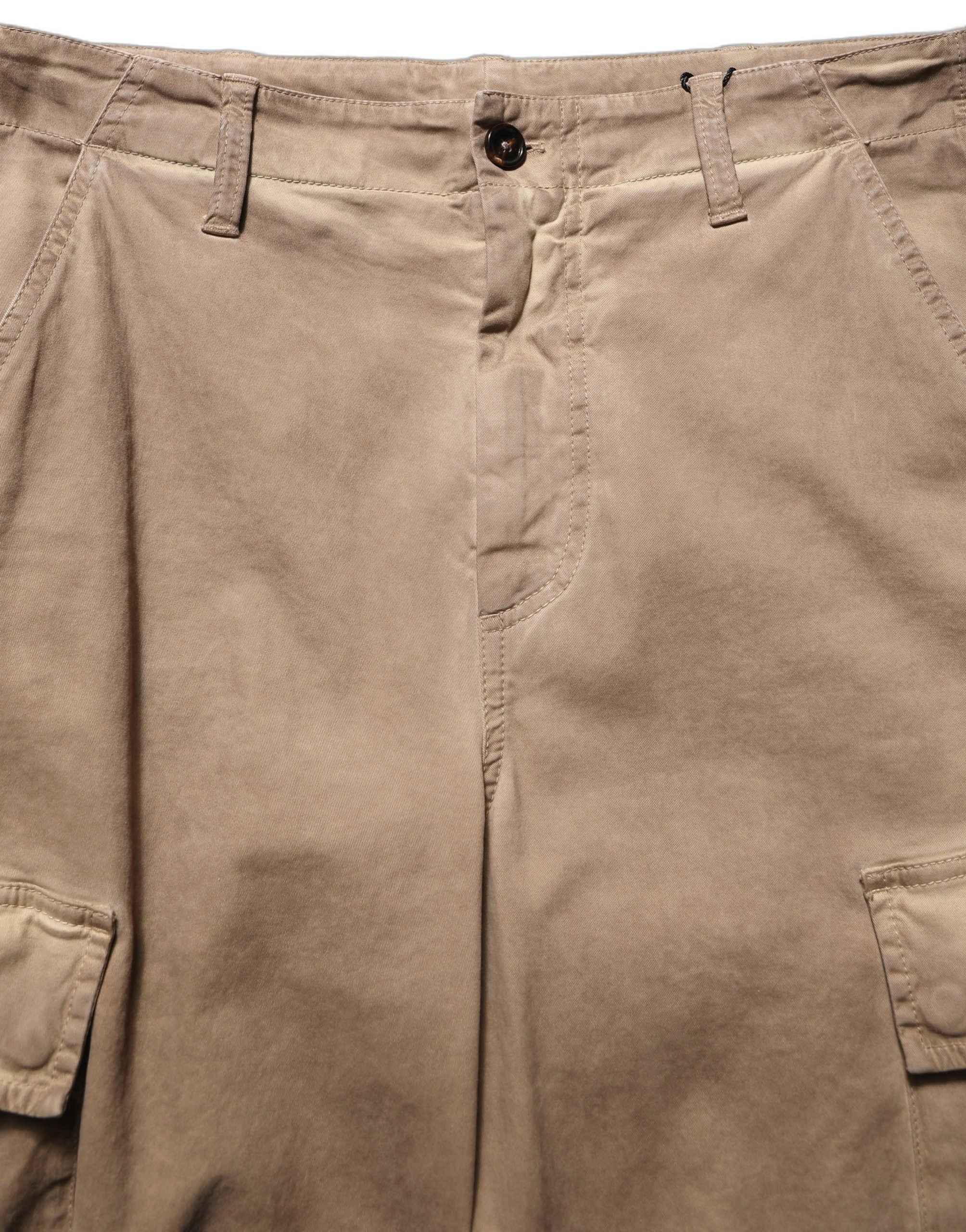 Dolce & Gabbana Brown Mid Waist Cargo Straight Trouser Pants