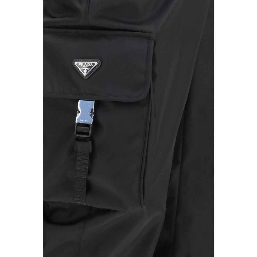 Prada Black Polyamide Athletic Pants