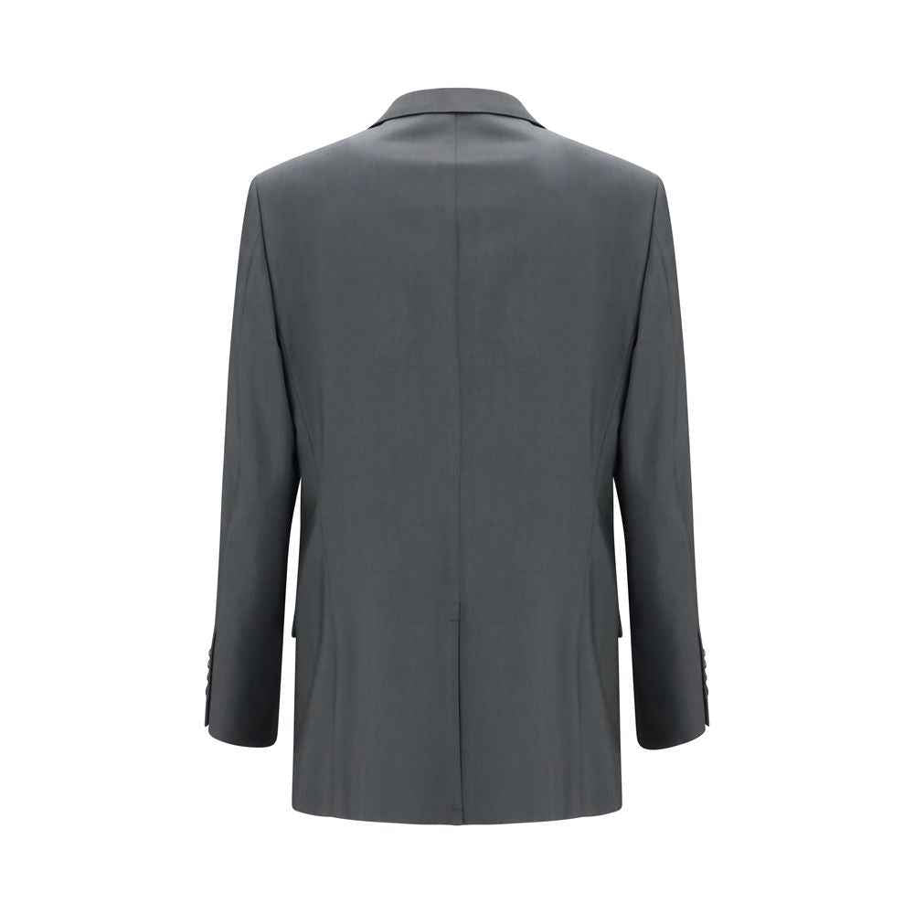 Valentino Gray Wool Oves Aries Jacket