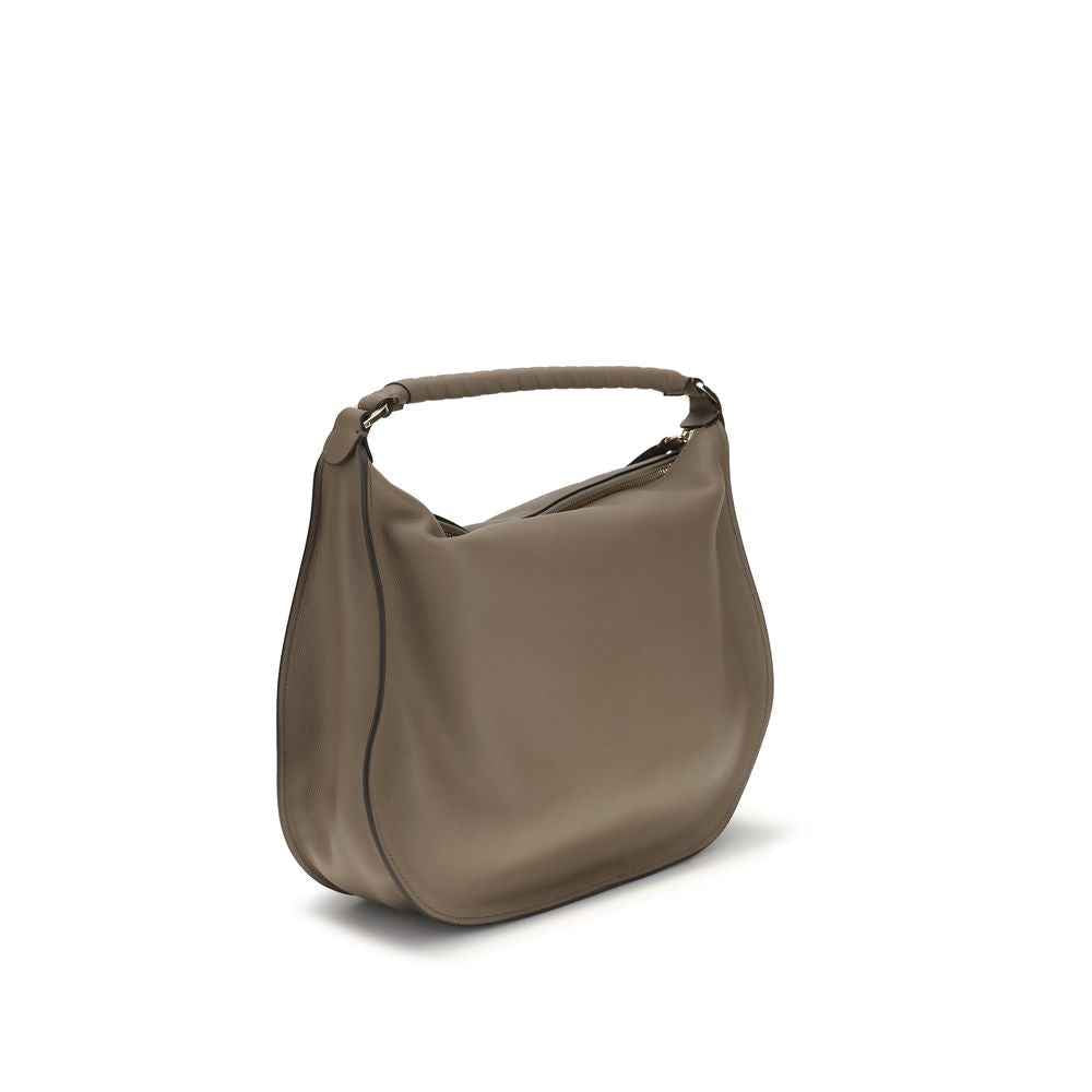 Chloé Beige Calf Leather Bos Taurus Shoulder Bag