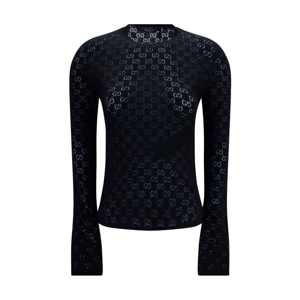 Gucci Black Cotton T-Shirt