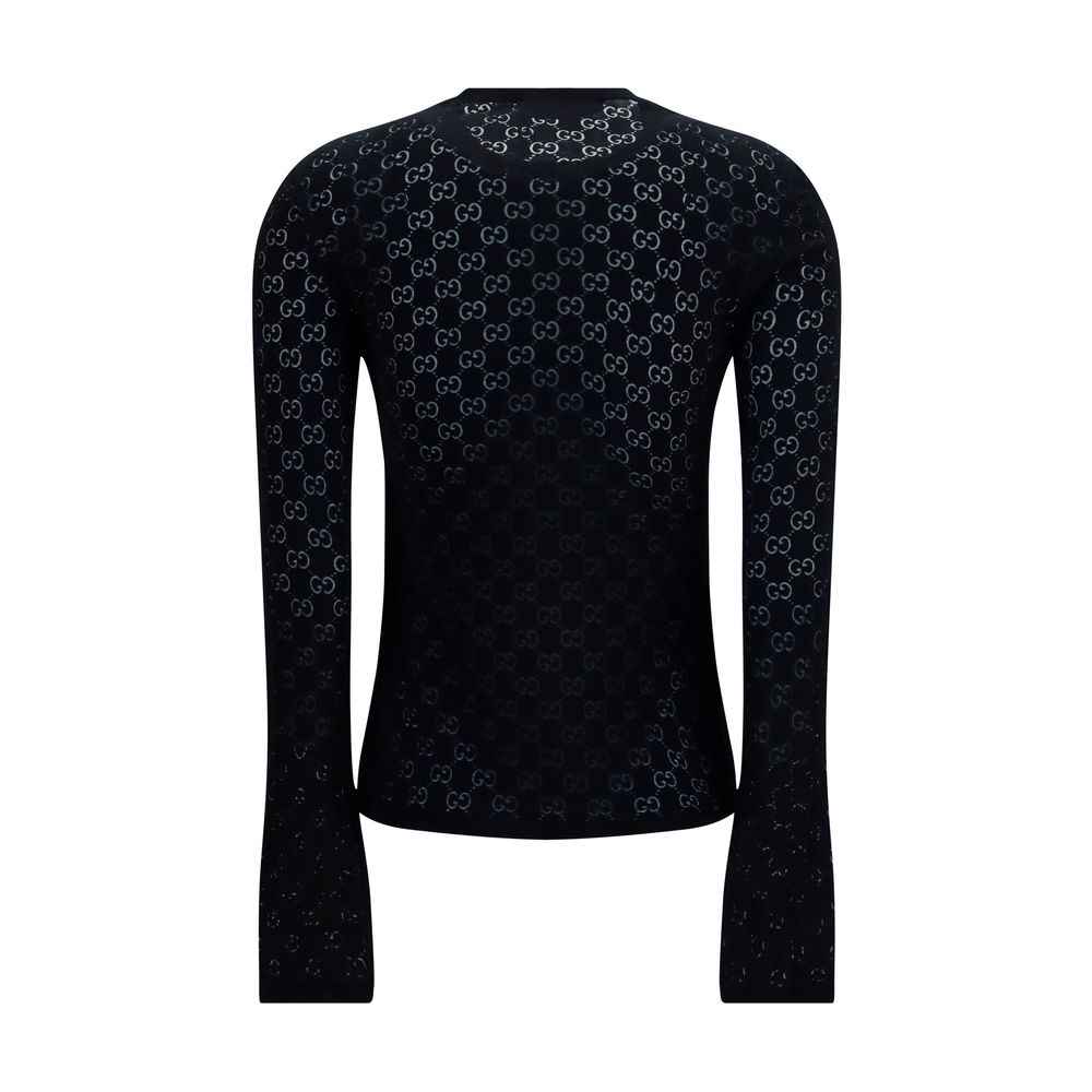 Gucci Black Cotton T-Shirt