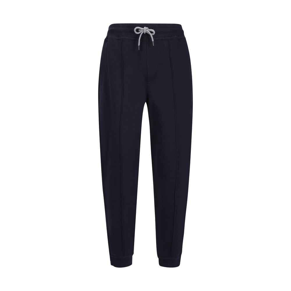 Brunello Cucinelli Blue Cotton Joggers (Workout Pants)