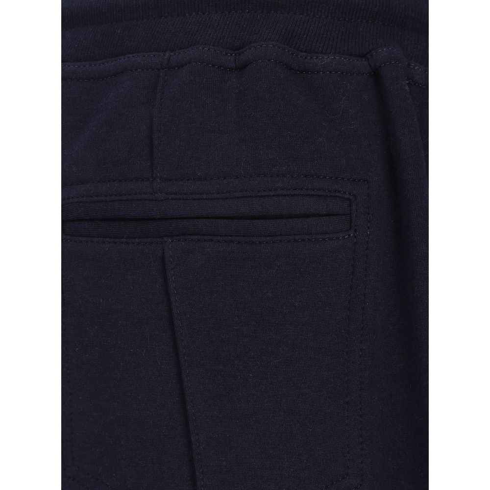 Brunello Cucinelli Blue Cotton Joggers (Workout Pants)