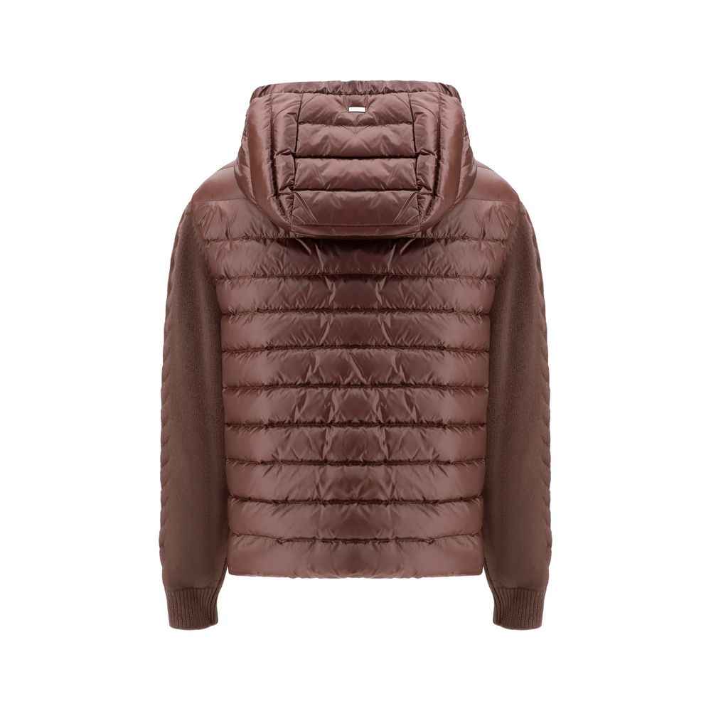 Herno Brown Polyester Full-Length Jacket