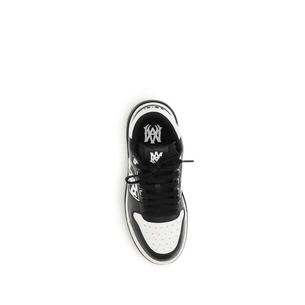 Amiri Black Calf Leather Bos Taurus Low Top Sneakers