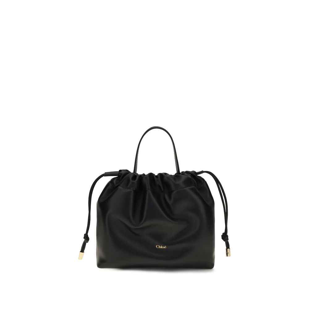 Chloé Black Lamb Ovis Aries Aries Shoulder Bag