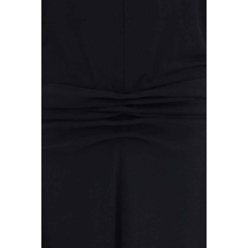 The Row Black Viscose Casual Dress