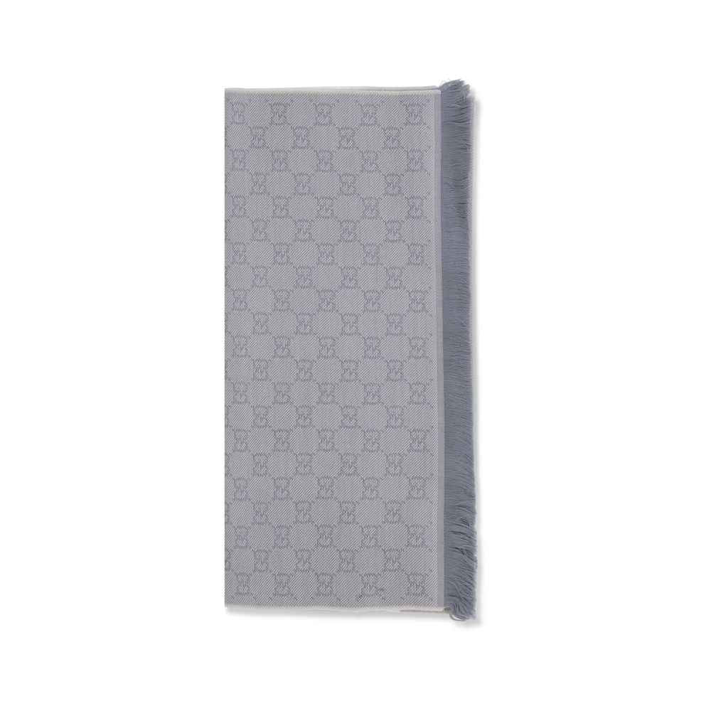Gucci Gray Wool Oves Aries Scarf