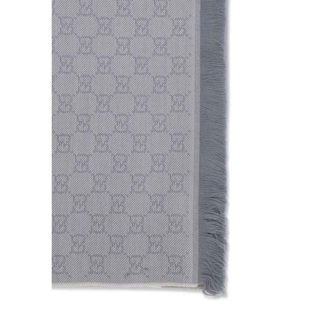 Gucci Gray Wool Oves Aries Scarf
