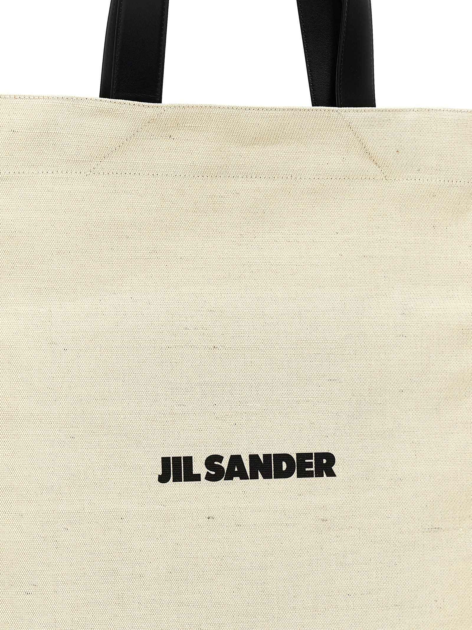 Jil Sander Bicolor Jute Tote Bag