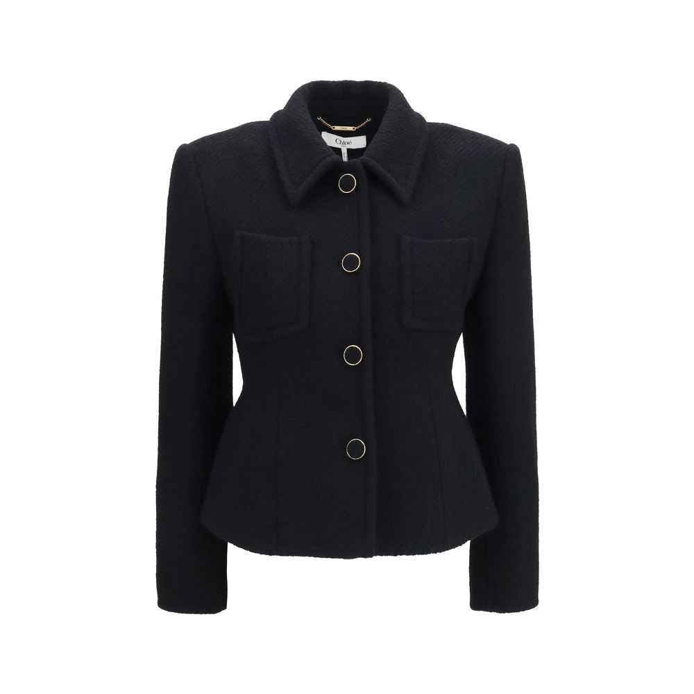 Chloé Black Wool Oves Aries Blazer