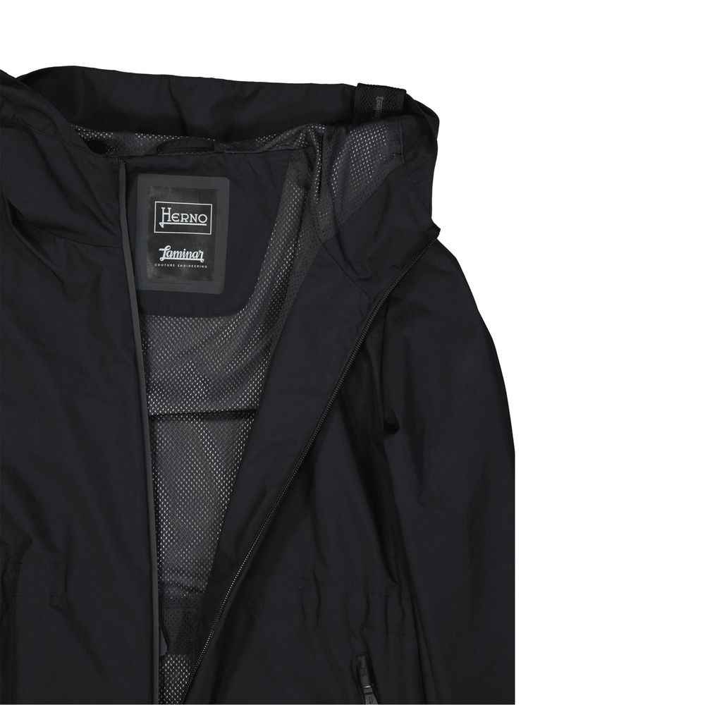 Herno Black Polyester Shell Jacket