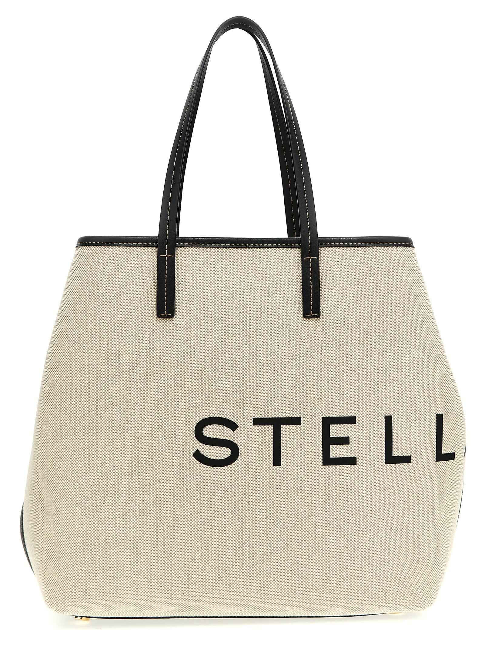 Stella McCartney Beige Cotton Tote Bag