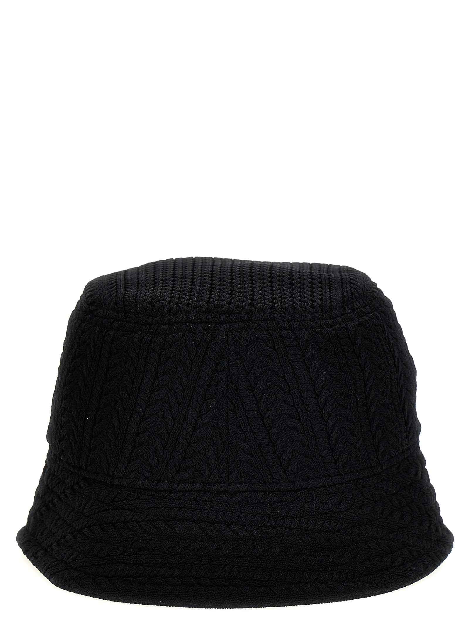 Jacquemus Black Viscose Bucket Hat