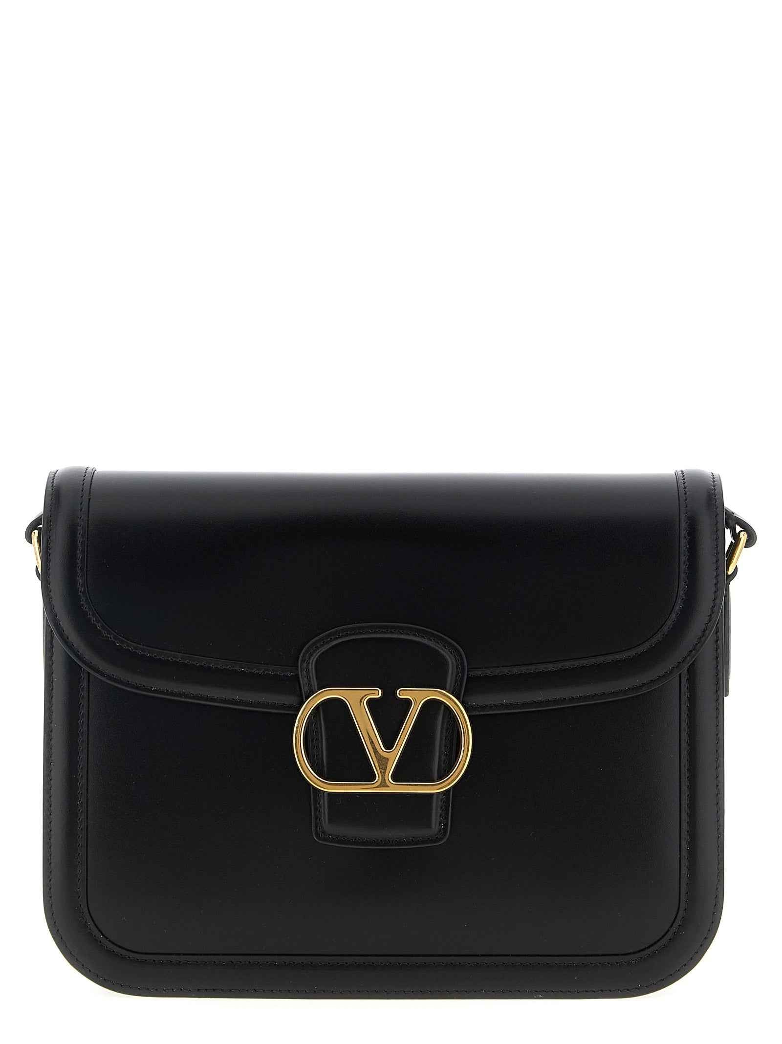Valentino Garavani Black Calfskin Shoulder Bag
