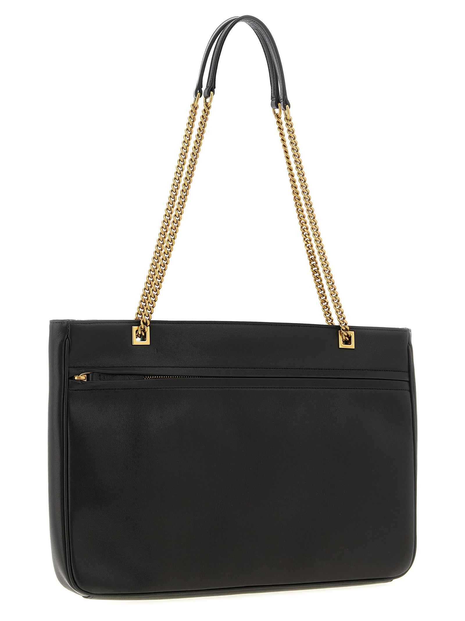 Valentino Garavani Brown Lamb Leather Tote Bag
