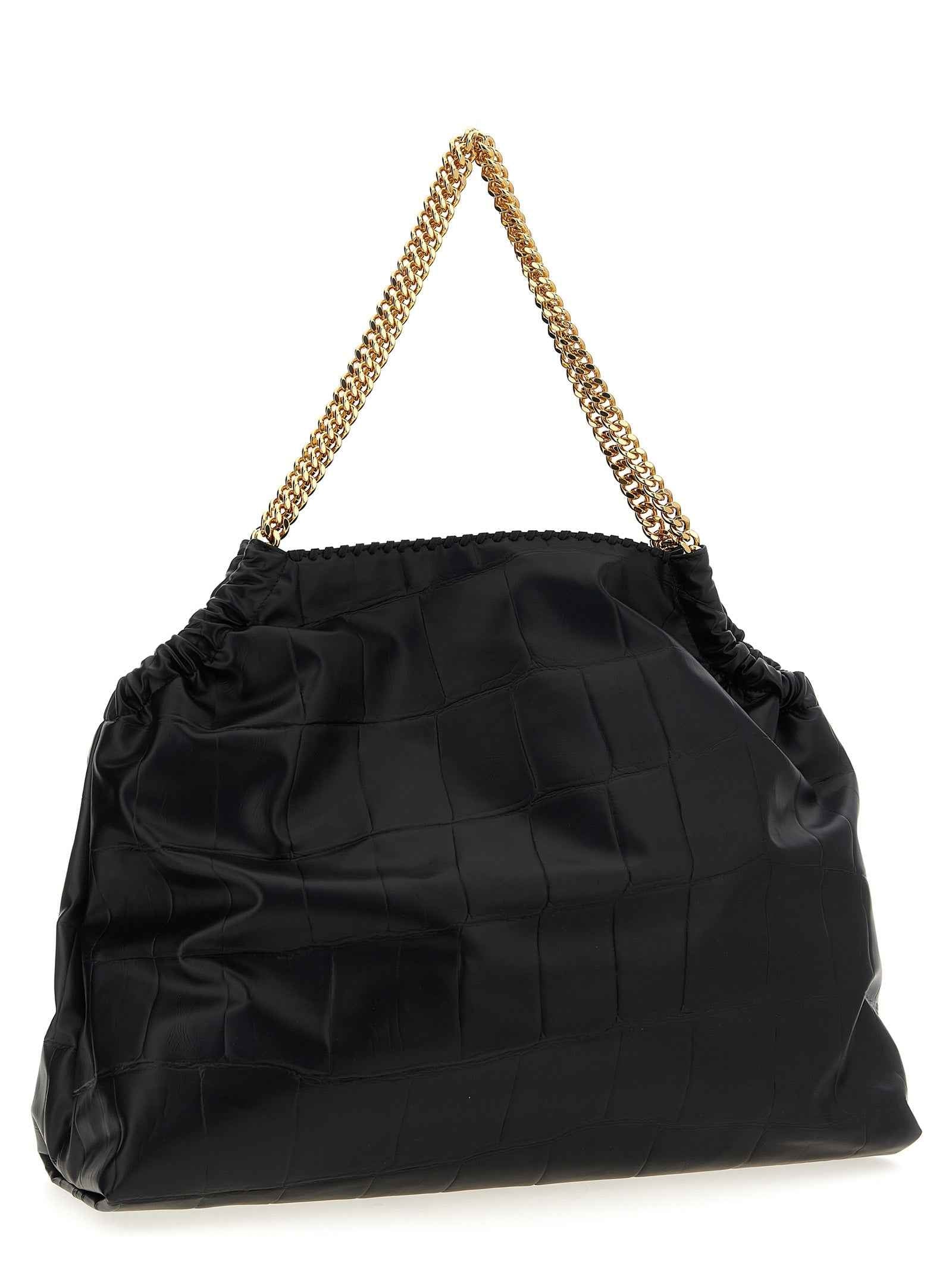 Stella McCartney Black Polyester Tote Bag