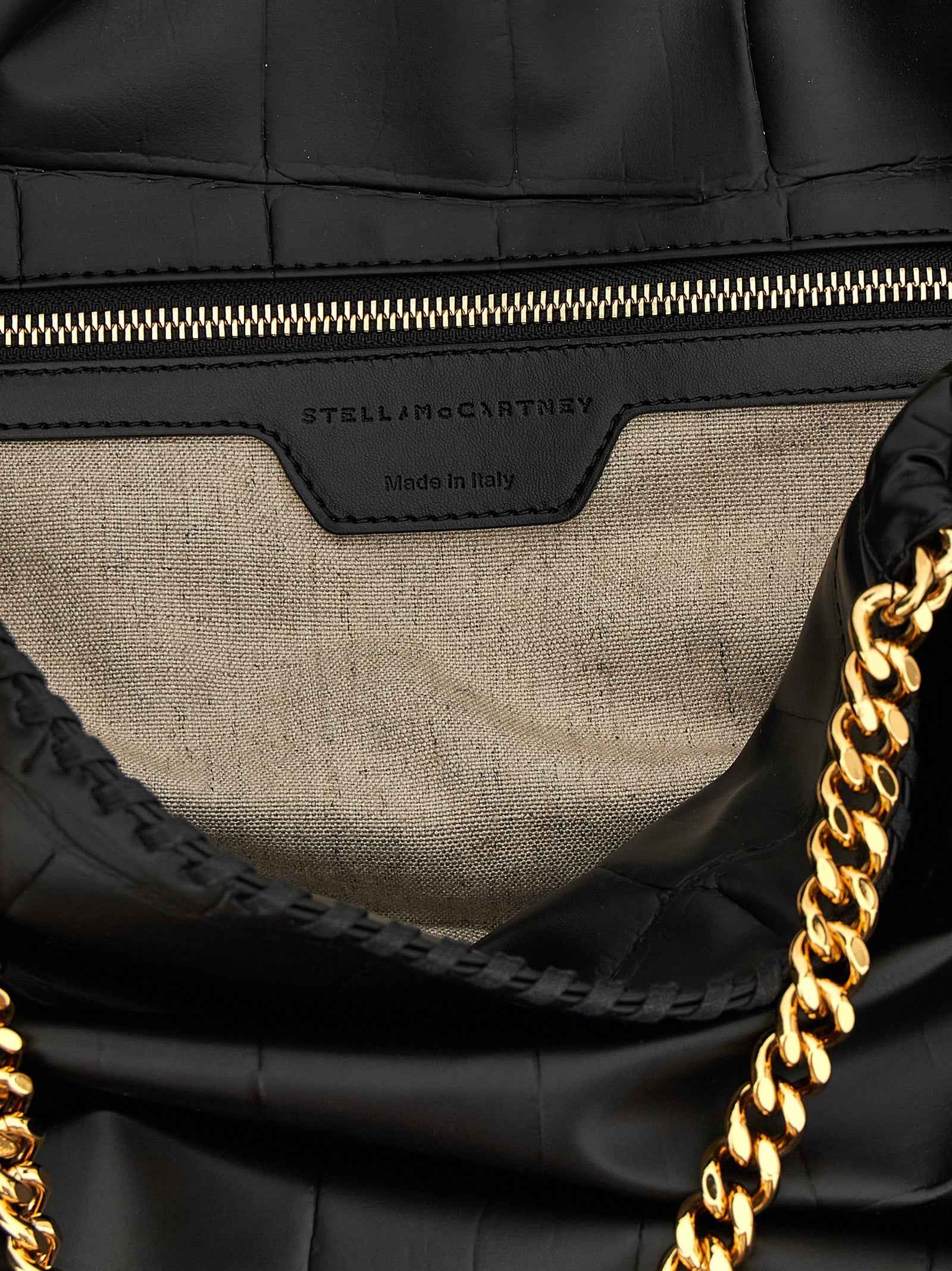 Stella McCartney Black Polyester Tote Bag
