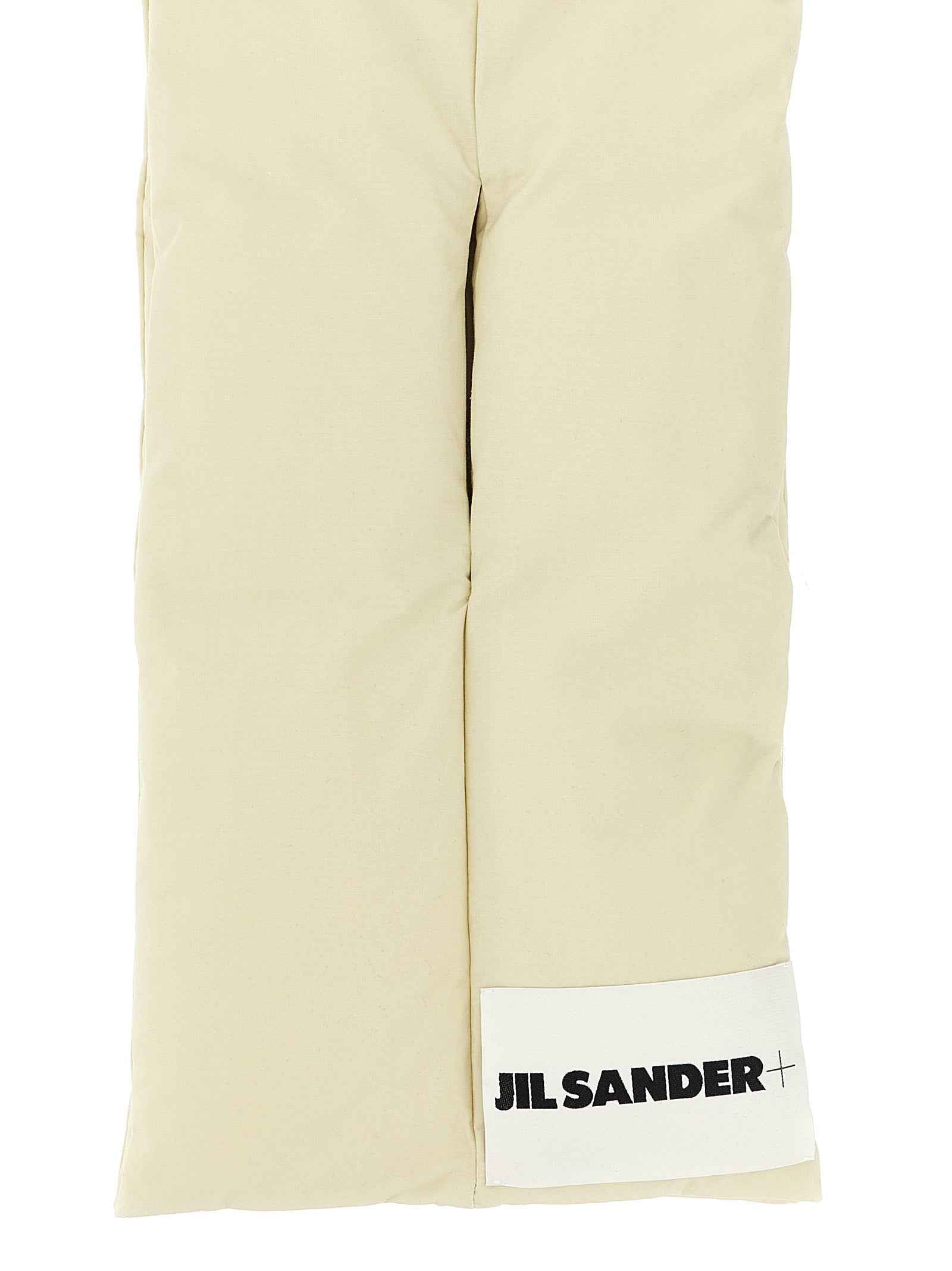 Jil Sander Beige Cotton Foulard