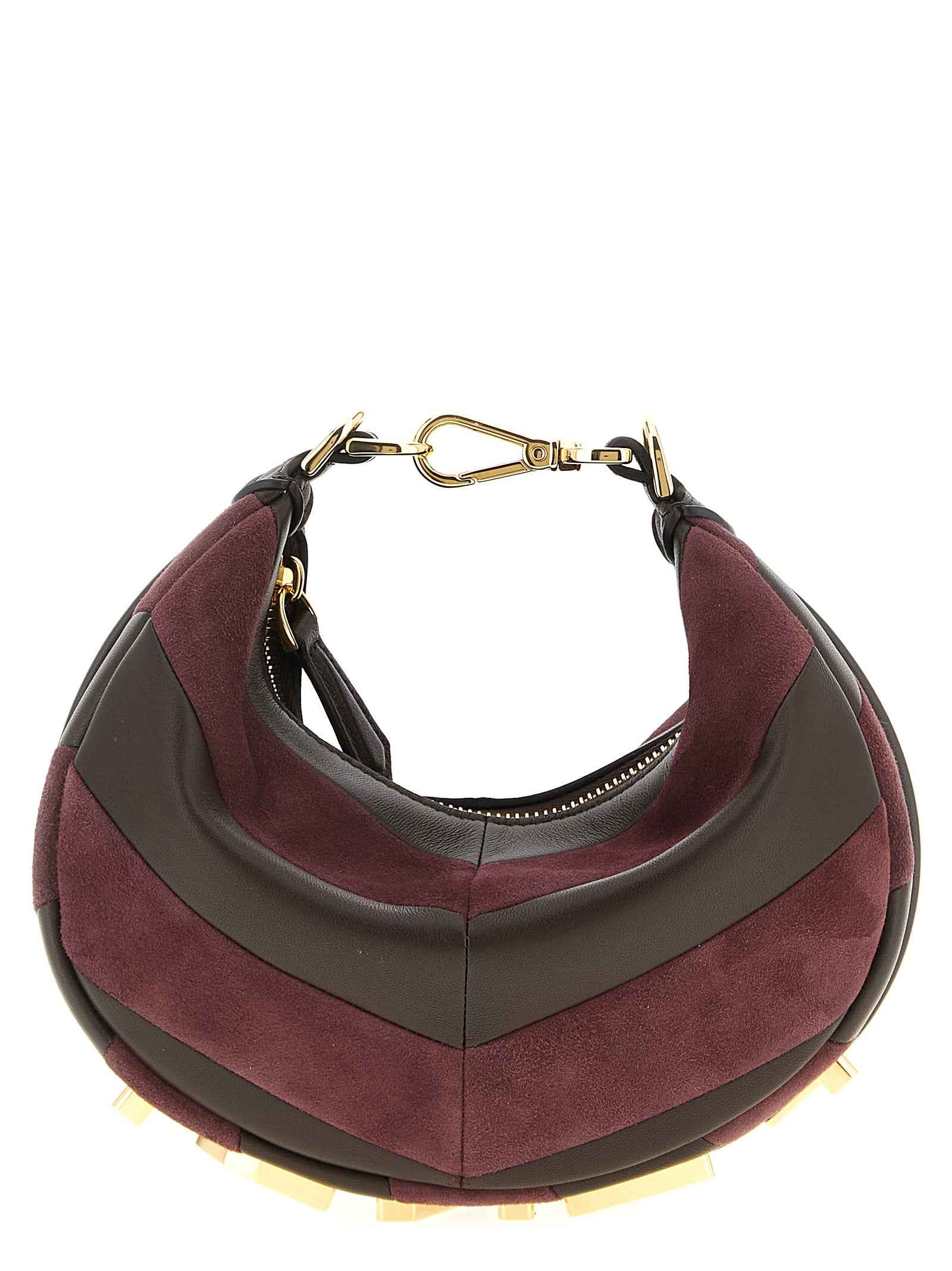Fendi Multicolor Lamb Leather Handbag