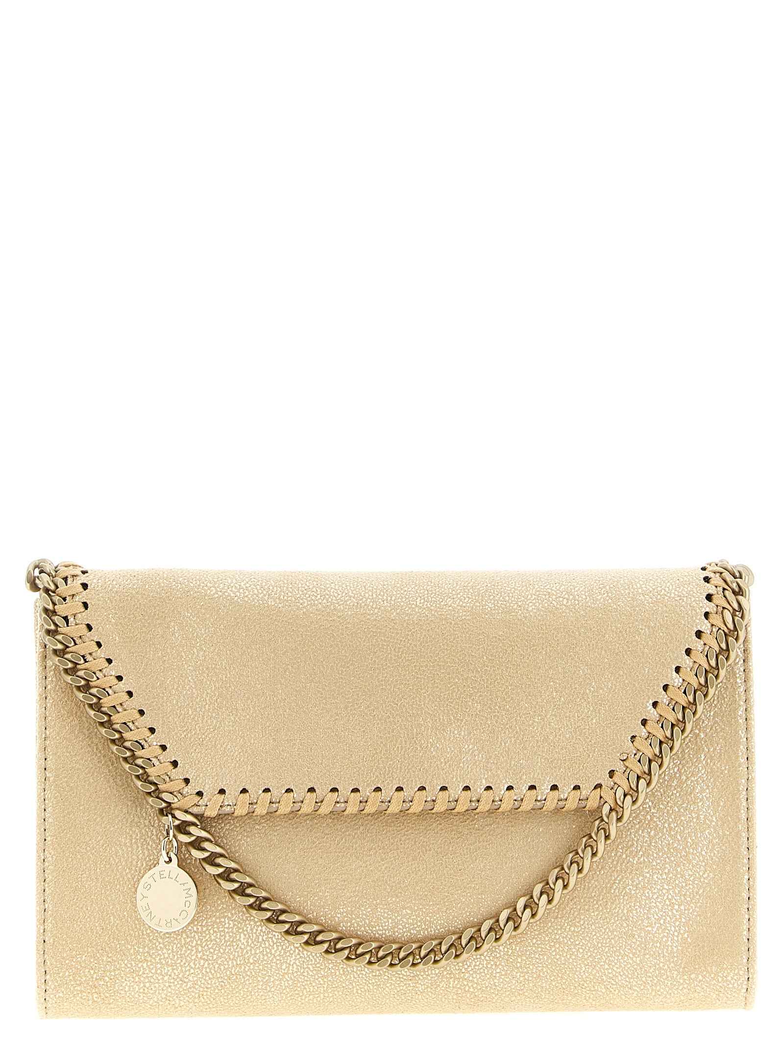 Stella McCartney Gold Polyester Cardholder