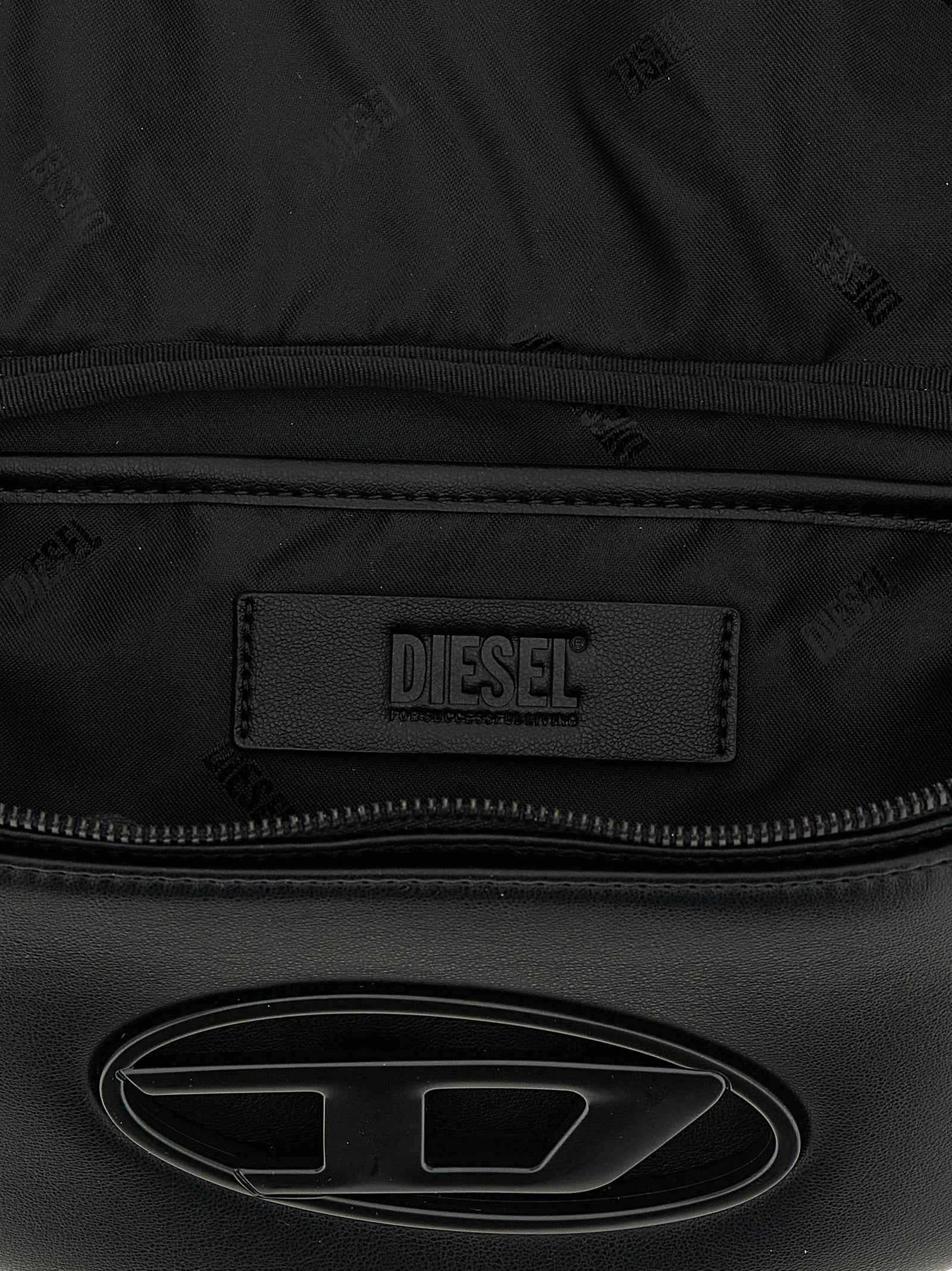 Diesel Black Polyethylene Crossbody Bag