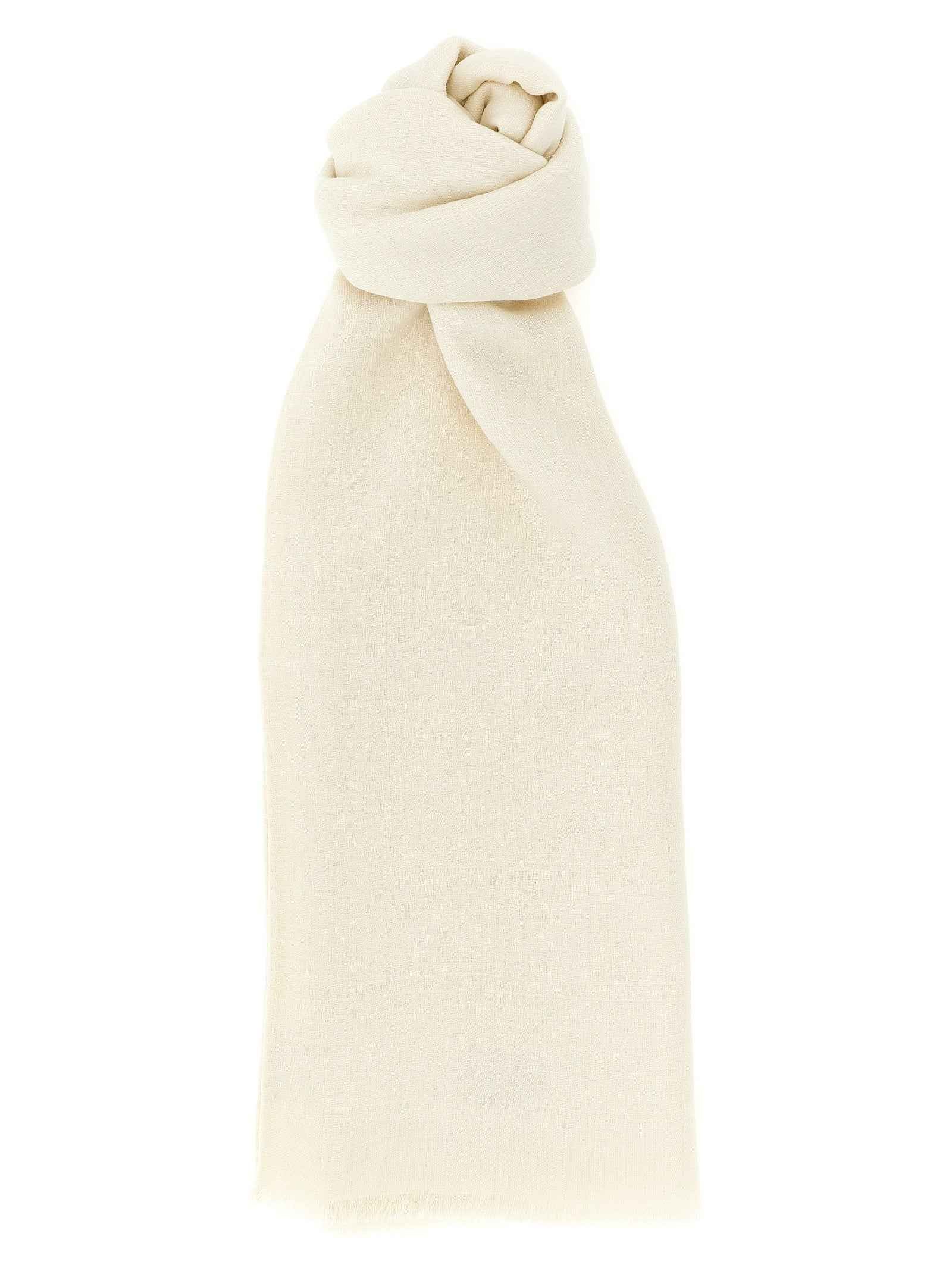 Max Mara Beige Wool Scarf