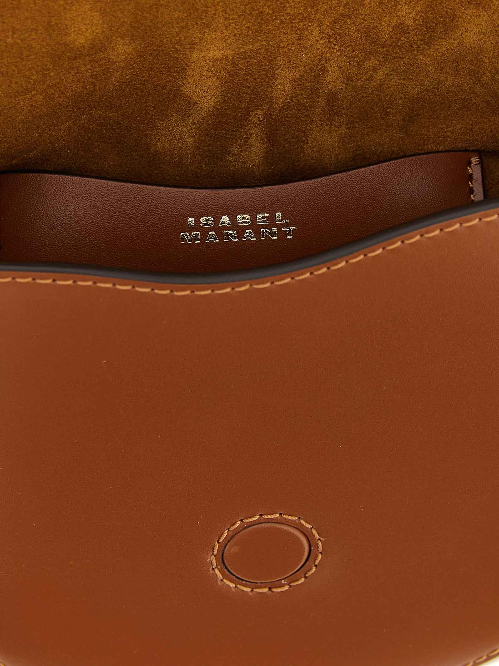 Isabel Marant Brown Calfskin Crossbody Bag