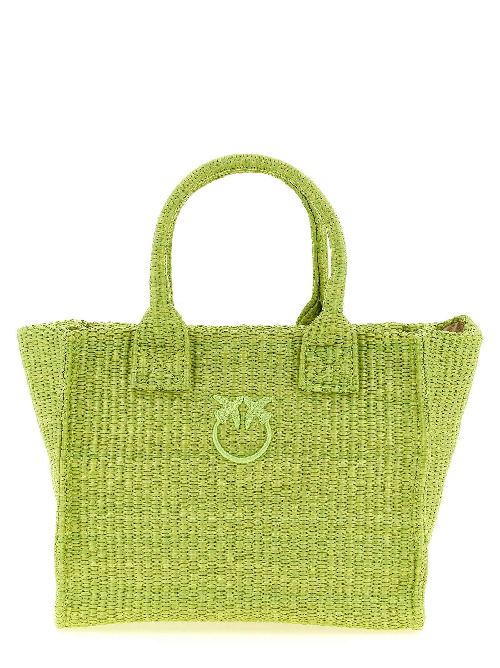 PINKO Bicolor Polypropylene Tote Bag