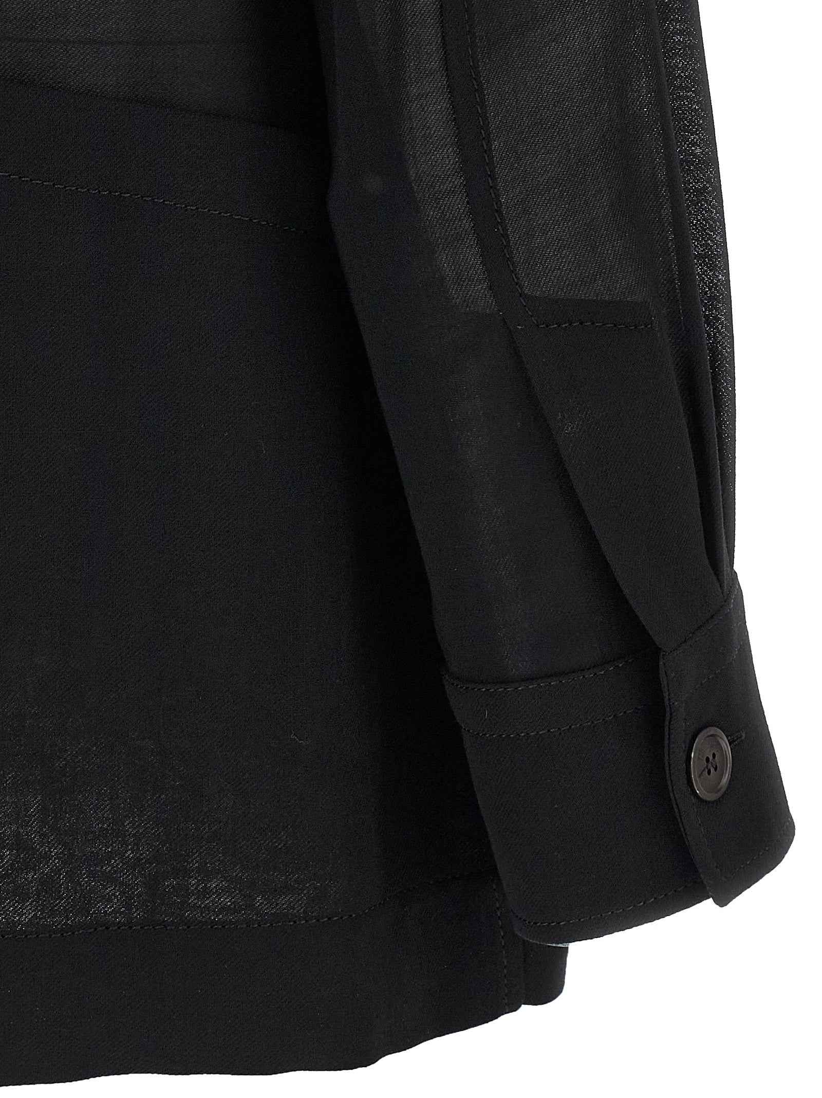 Ferragamo Black Virgin Wool Blouse