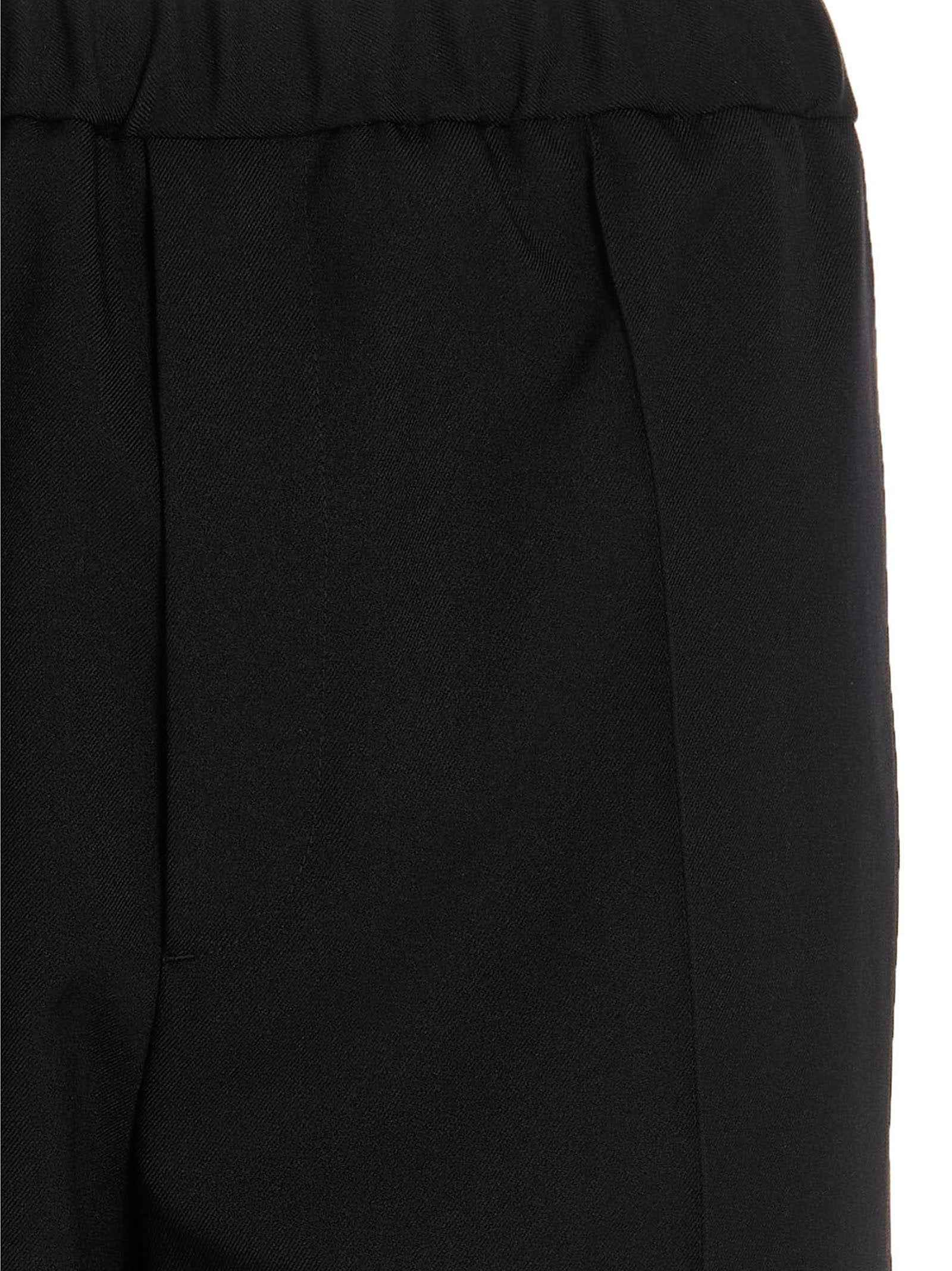 Jil Sander Blue Polyester Casual Pants