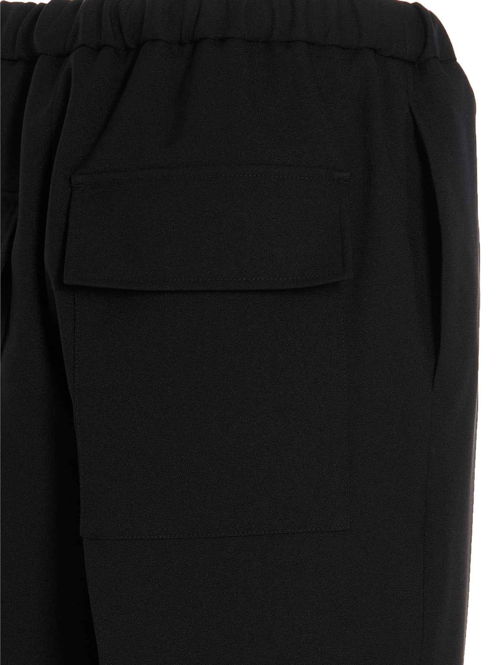 Jil Sander Blue Polyester Casual Pants