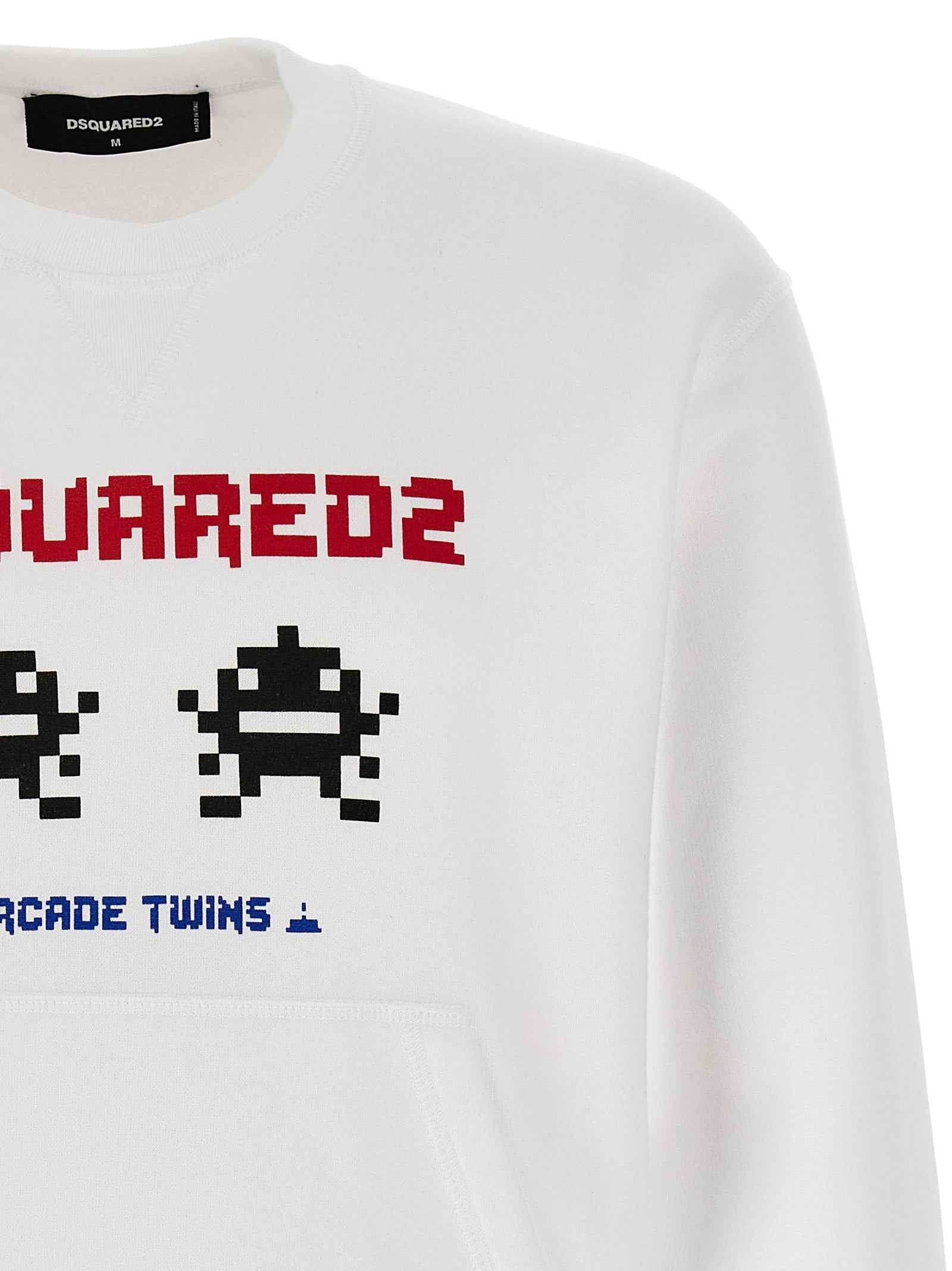 Dsquared² White Cotton Sweatshirt