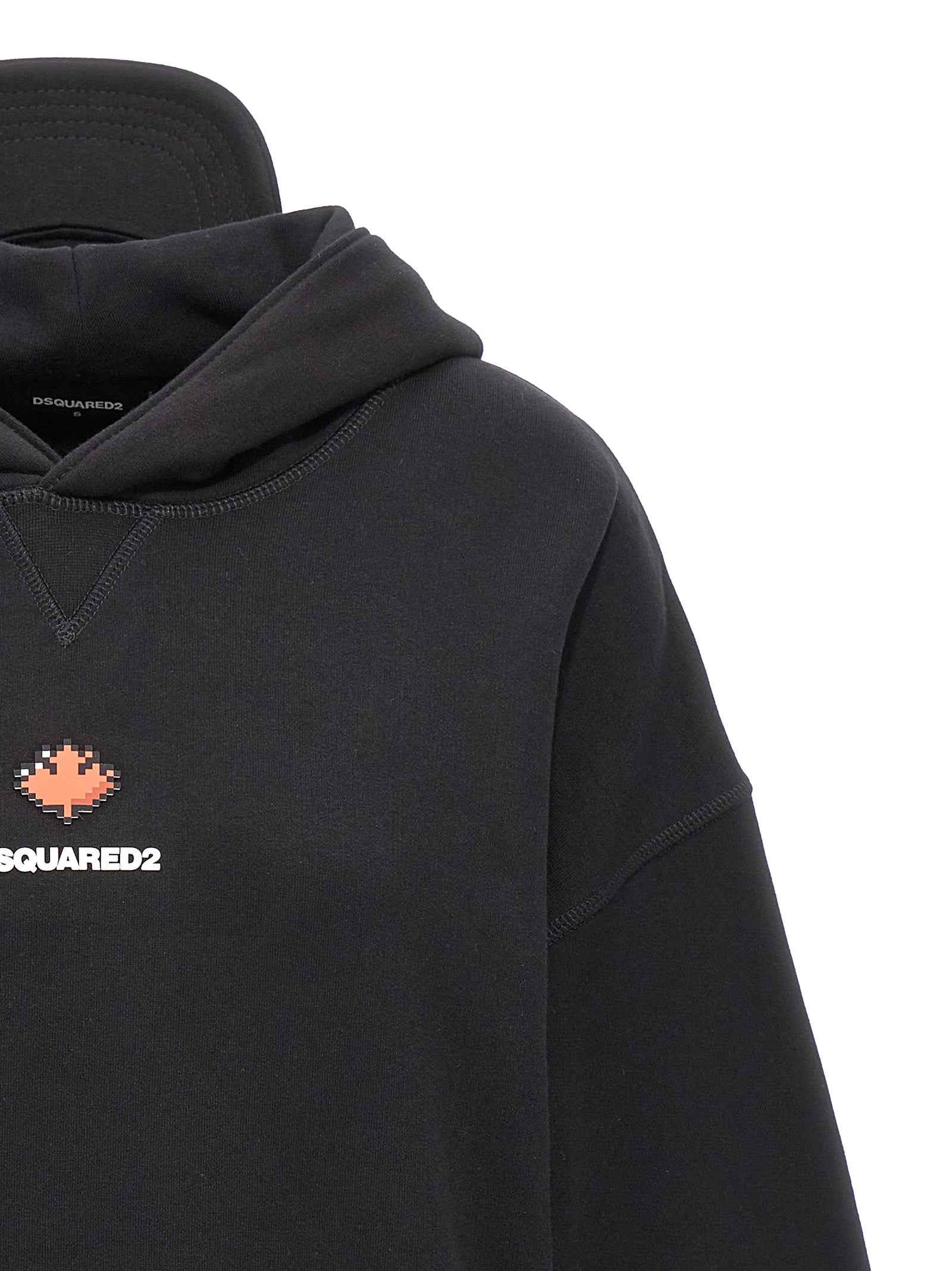 Dsquared² Black Cotton Sweatshirt