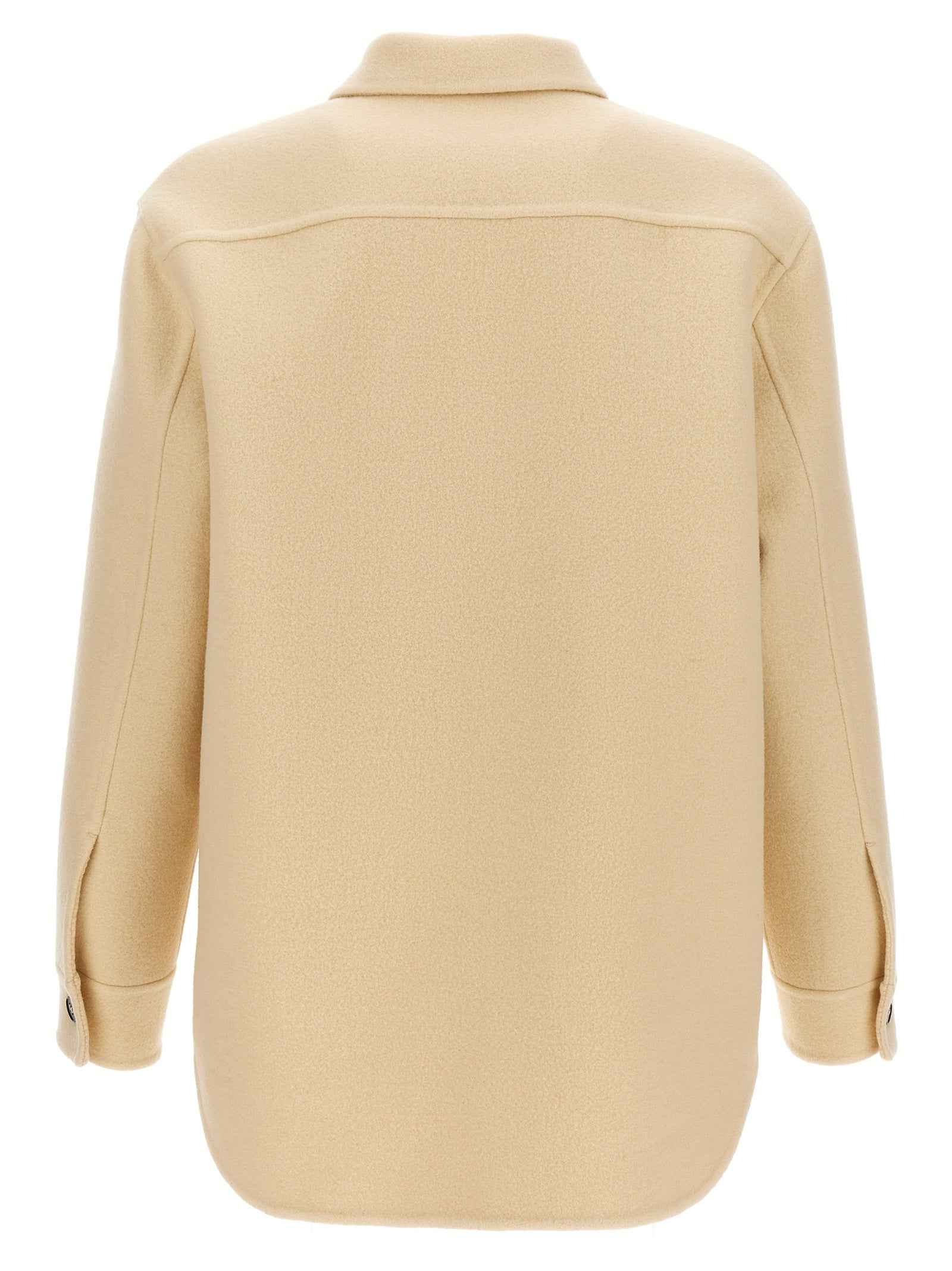 Jil Sander Beige Virgin Wool Coat